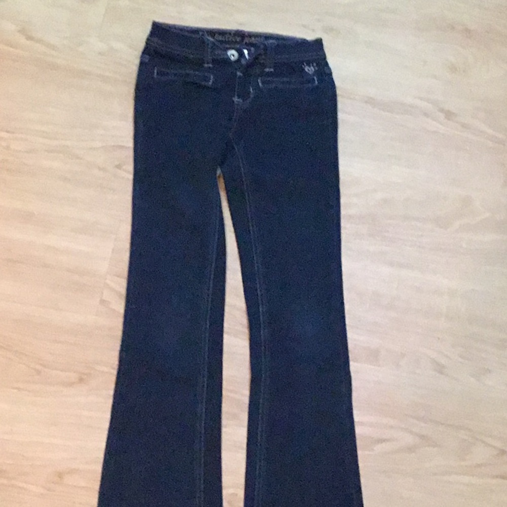 Dark blue jeans